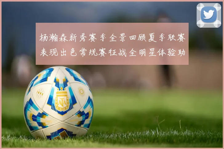 杨瀚森新秀赛季全景回顾夏季联赛表现出色常规赛征战全明星体验助力季后赛